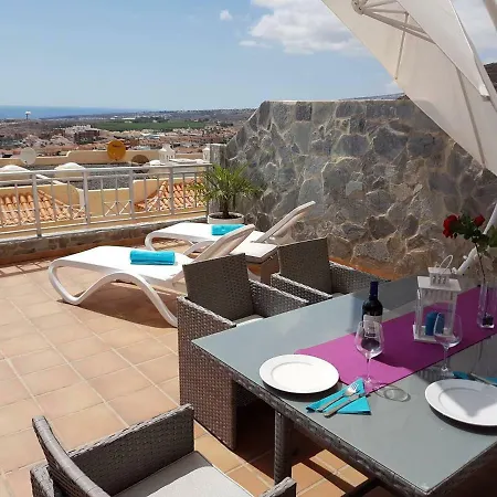 Roque Del Conde 2 With Fantastic Sea Views, 2 Terraces, Pool, Wifi, Sat-tv, Dishwasher Дом отдыха Адехе